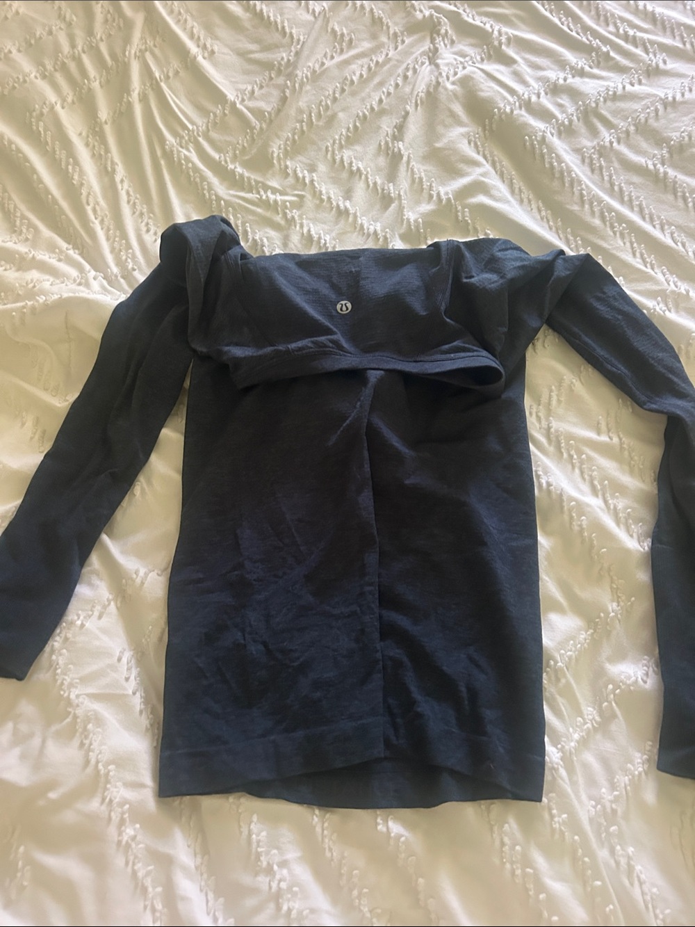 Lululemon Navy Long sleeve swiftly tech